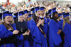 American University Grads Clapping